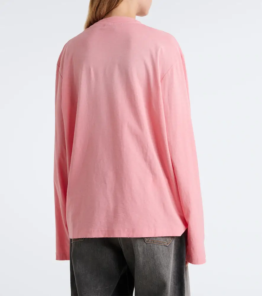 Acne Studios Logo cotton and hemp jersey T-shirt | Thumbnail 4 Acne Studios Logo cotton and hemp jersey T-shirt | Thumbnail 4