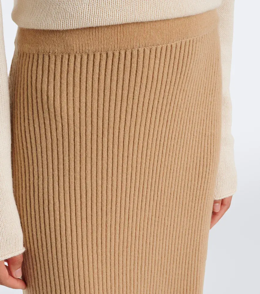 Jardin des Orangers Virgin wool and cashmere midi skirt | Thumbnail 4 Jardin des Orangers Virgin wool and cashmere midi skirt | Thumbnail 4