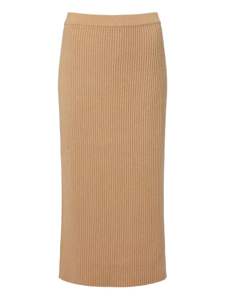 Virgin wool and cashmere midi skirt Virgin wool and cashmere midi skirt