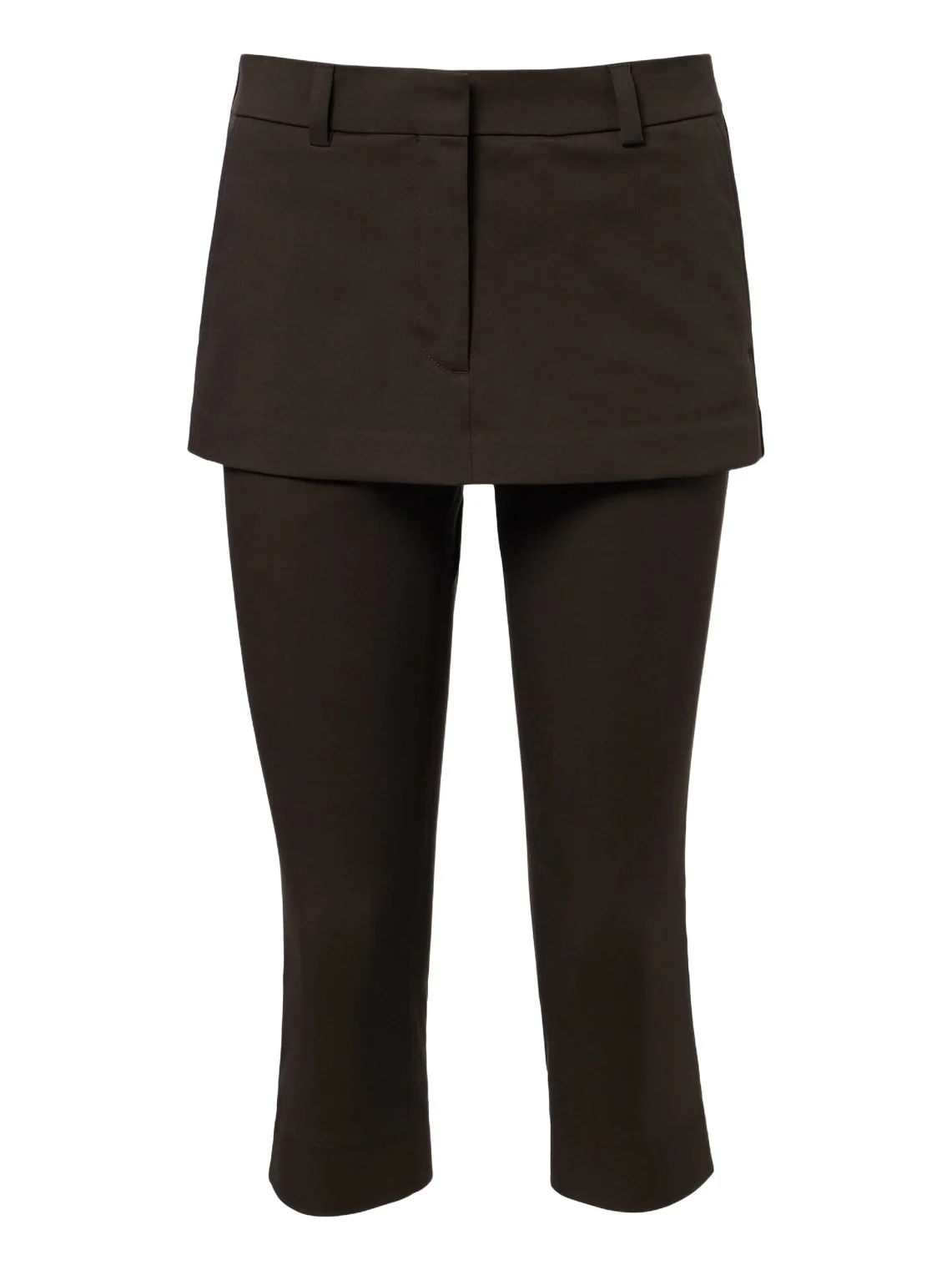 Acne Studios Layered cotton capri pants