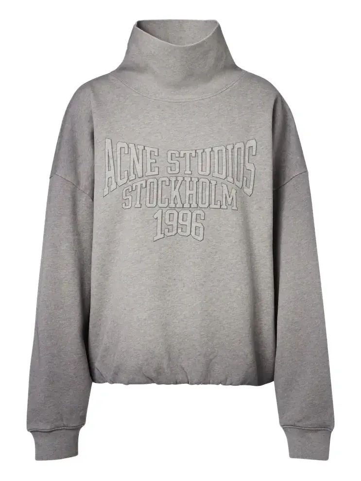 Logo cotton fleece sweatshirt