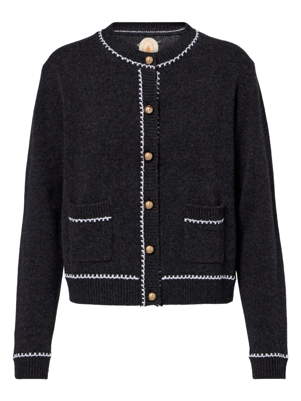 Virgin wool and cashmere cardigan Virgin wool and cashmere cardigan