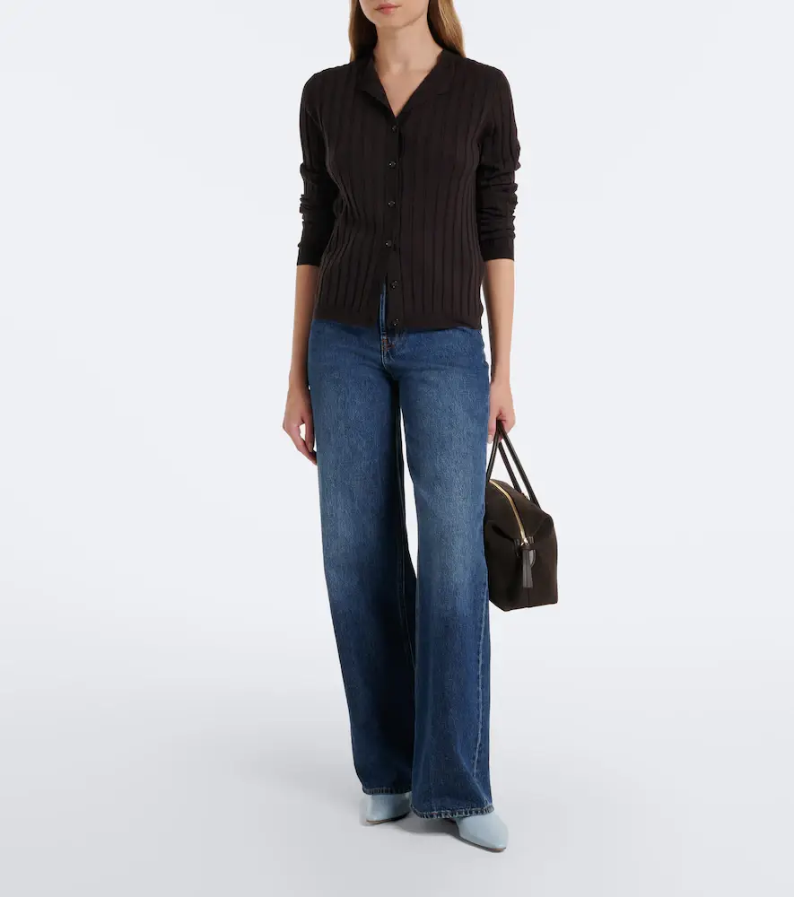 Jardin des Orangers Ribbed-knit virgin wool cardigan | Thumbnail 5 Jardin des Orangers Ribbed-knit virgin wool cardigan | Thumbnail 5