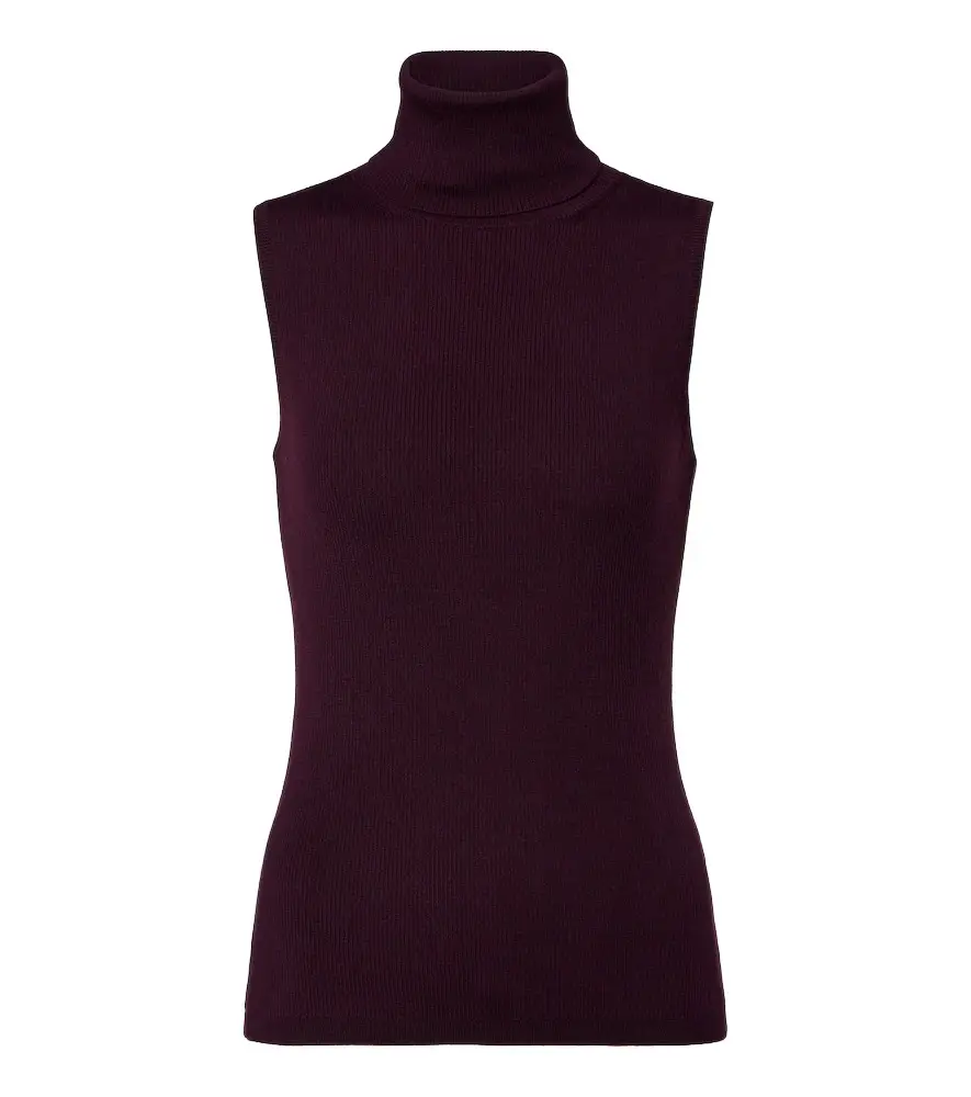 Jardin des Orangers Ribbed-knit virgin wool turtleneck top | Image 1 Jardin des Orangers Ribbed-knit virgin wool turtleneck top | Image 1
