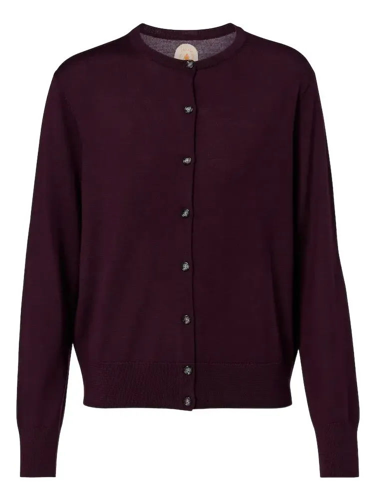 Virgin wool cardigan