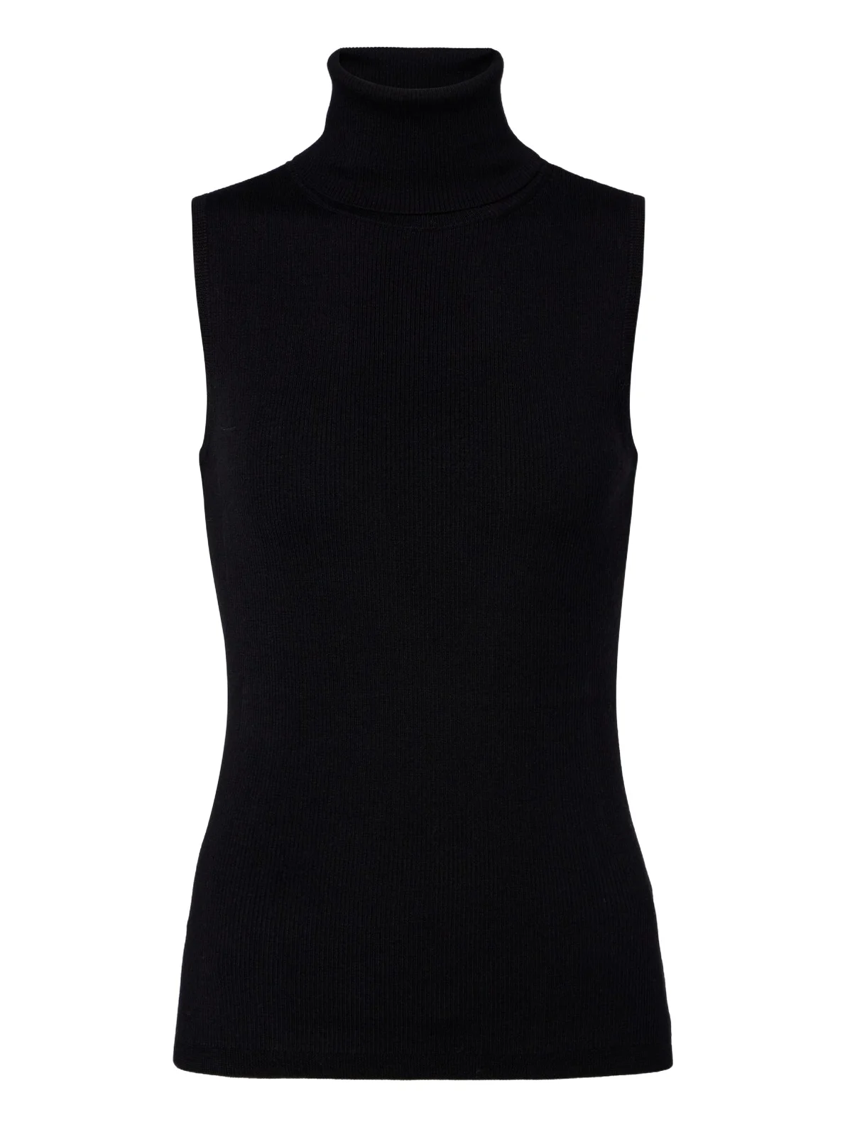 Ribbed-knit virgin wool turtleneck top Ribbed-knit virgin wool turtleneck top