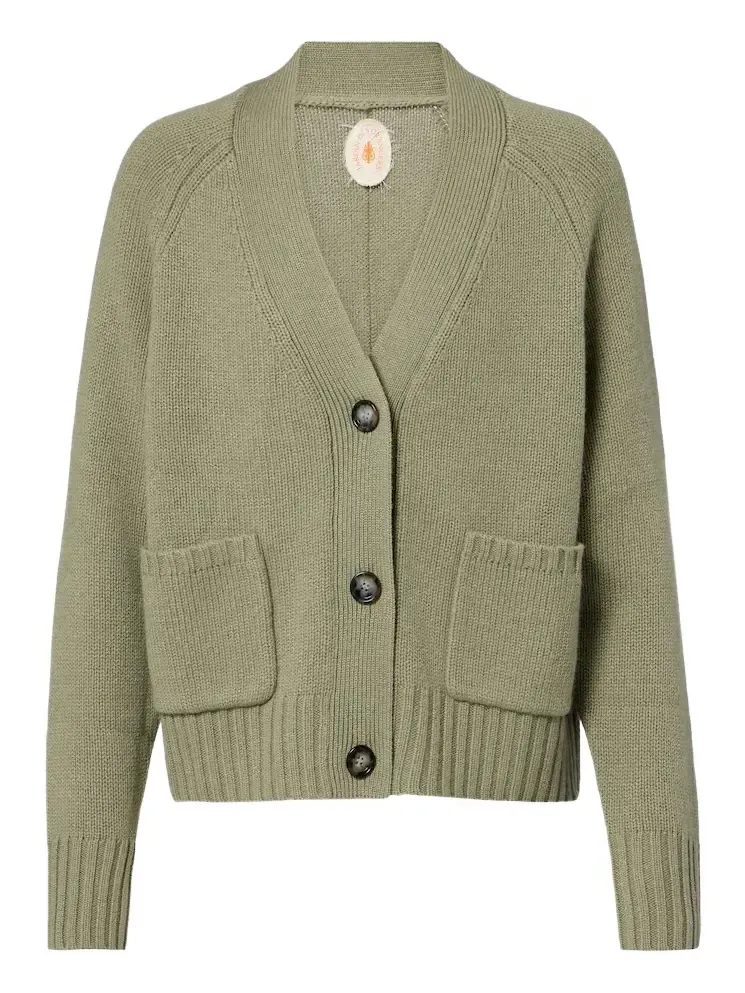 Virgin wool and cashmere cardigan Virgin wool and cashmere cardigan