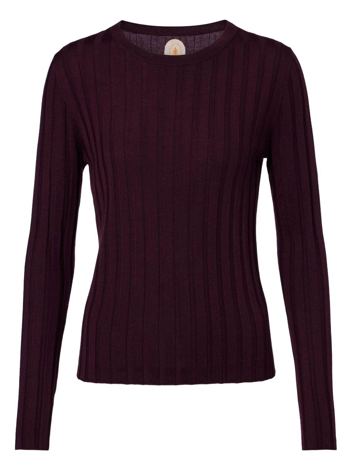 Ribbed-knit virgin wool sweater Ribbed-knit virgin wool sweater