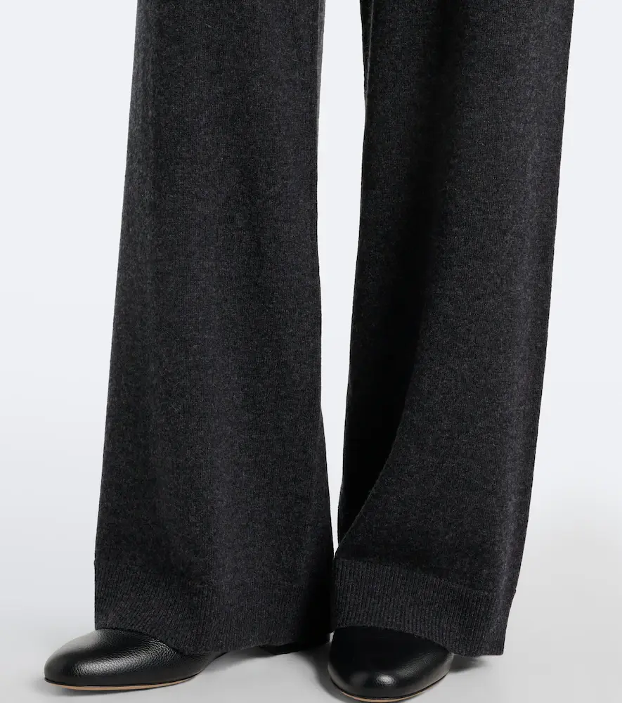 Jardin des Orangers Virgin wool and cashmere wide-leg pants | Thumbnail 3