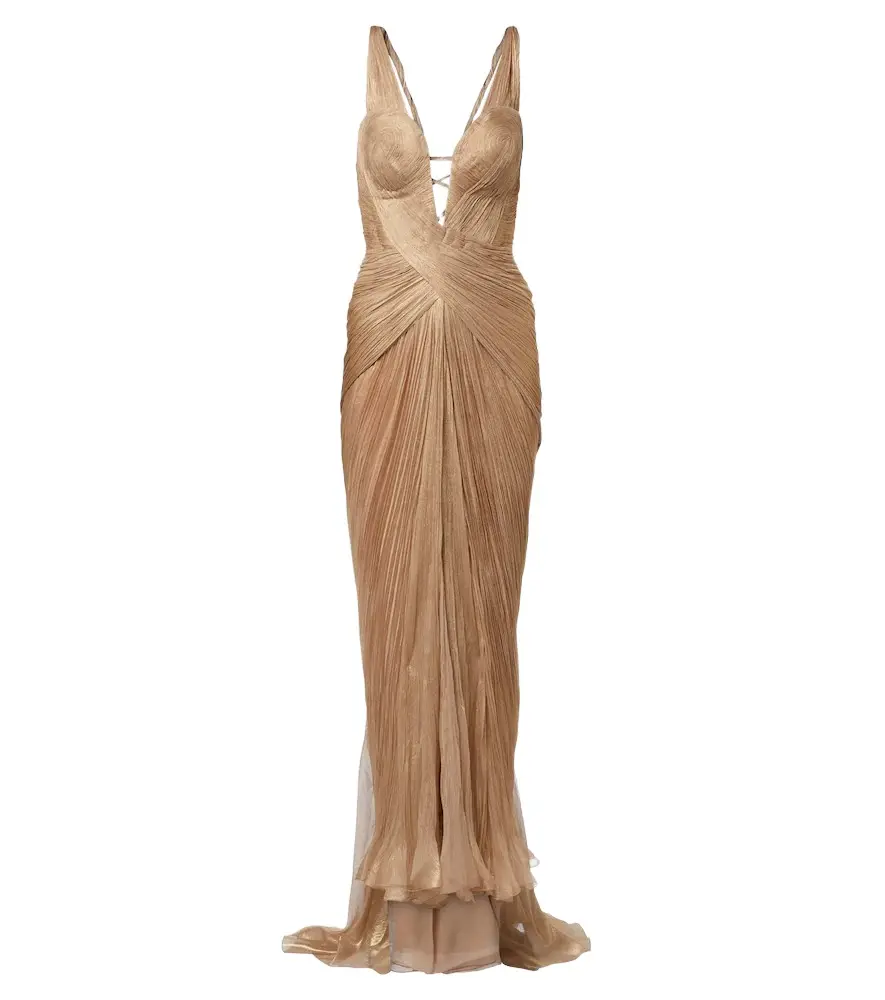 Maria Lucia Hohan Corinna silk muslin bustier gown | Image 1 Maria Lucia Hohan Corinna silk muslin bustier gown | Image 1