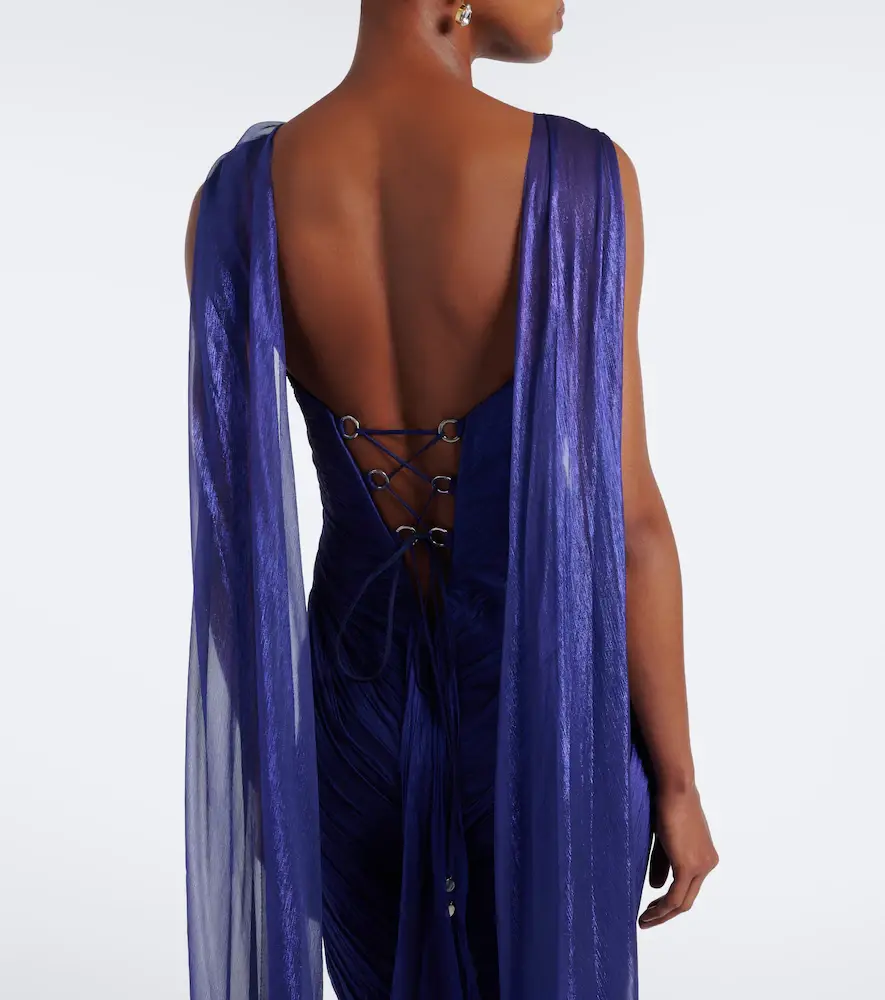 Maria Lucia Hohan Salima silk bustier gown | Thumbnail 4 Maria Lucia Hohan Salima silk bustier gown | Thumbnail 4