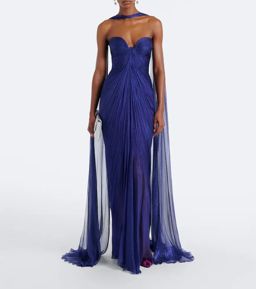 Maria Lucia Hohan Salima silk bustier gown | Thumbnail 6 Maria Lucia Hohan Salima silk bustier gown | Thumbnail 6