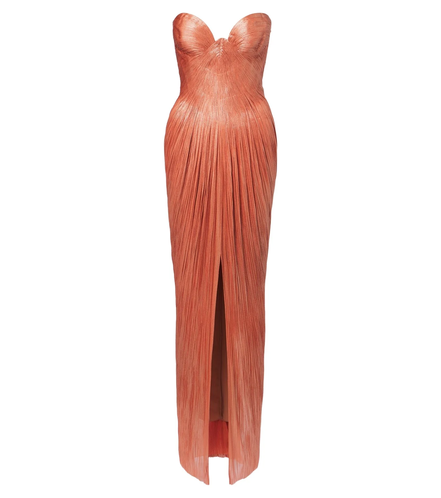 Nadira silk bustier gown