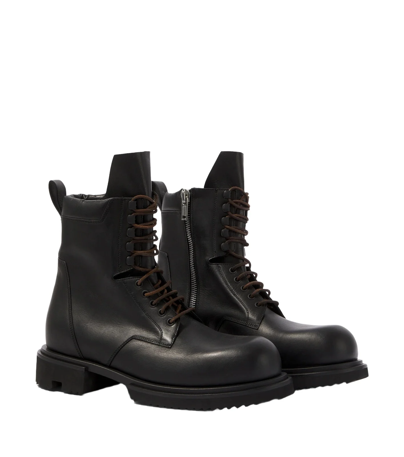 Rick Owens Army Gabe leather combat boots