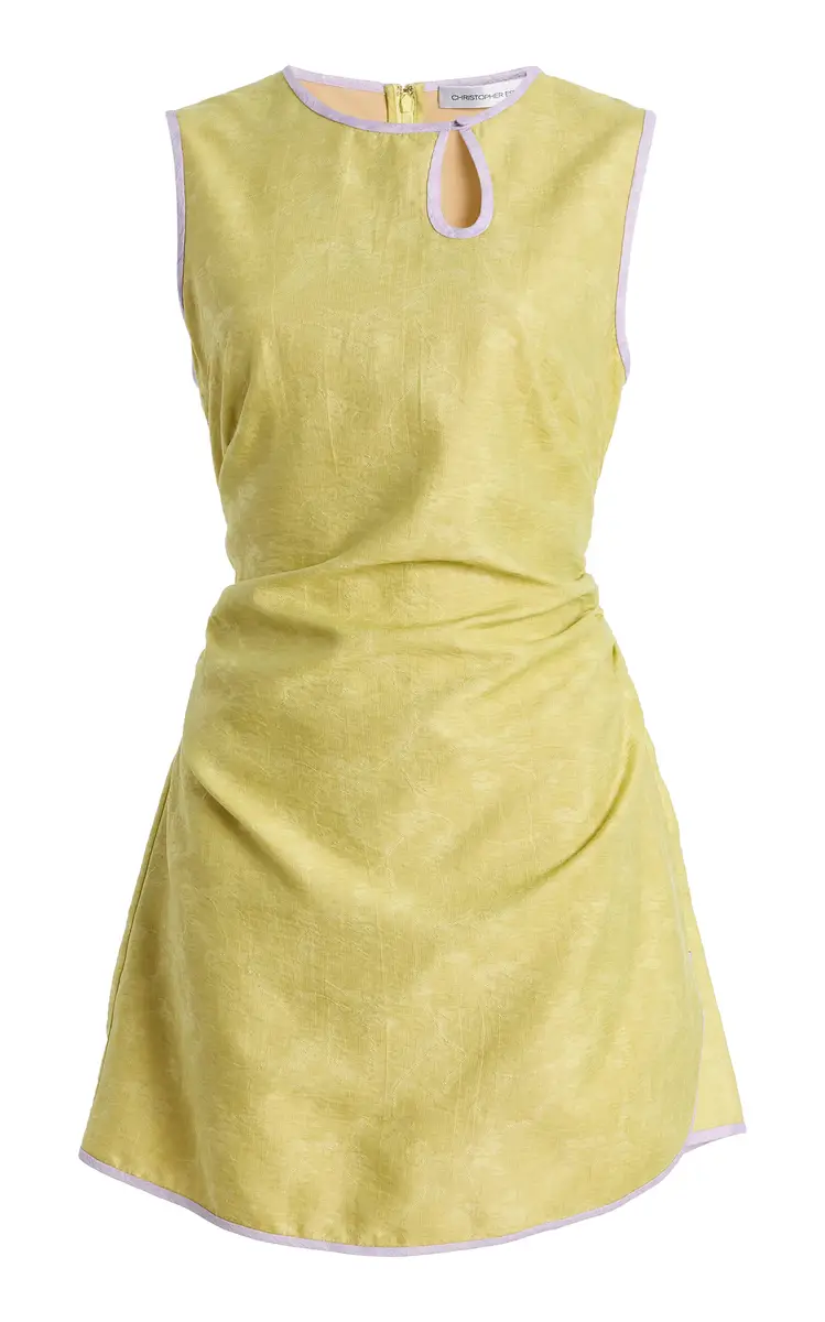 Christopher Esber Exclusive Light Leak Jacquard Loophole Mini Dress | Thumbnail 6 Christopher Esber Exclusive Light Leak Jacquard Loophole Mini Dress | Thumbnail 6