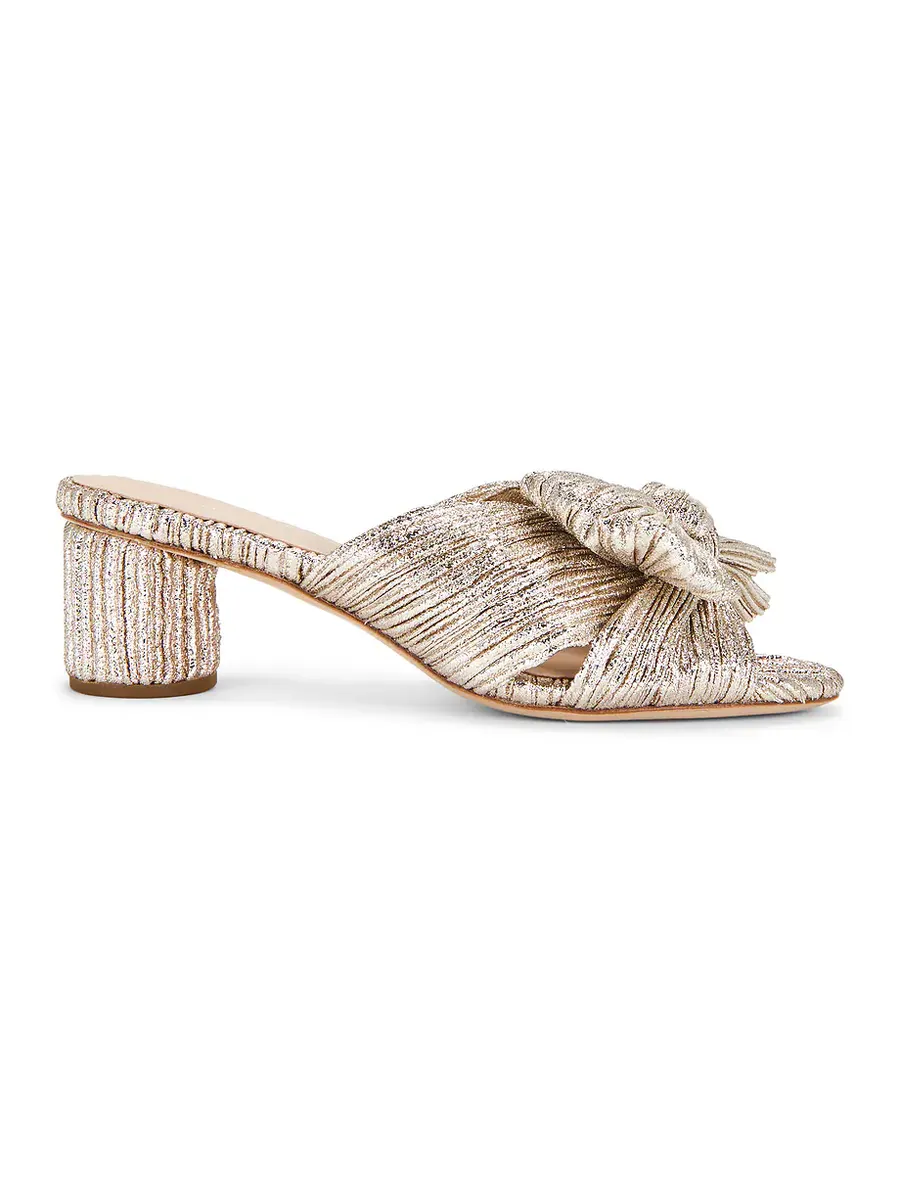 Emilia Pleated Knot Mule Emilia Pleated Knot Mule