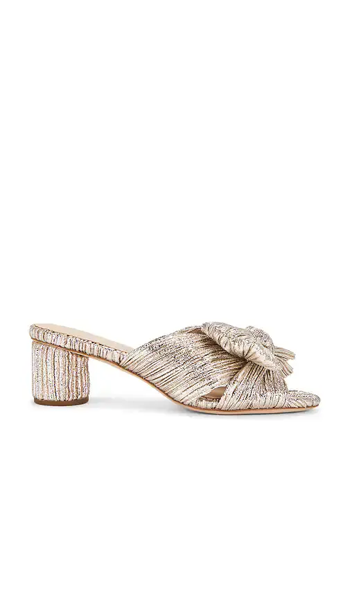 Loeffler Randall Emilia Pleated Knot Mule | Image 1 Loeffler Randall Emilia Pleated Knot Mule | Image 1