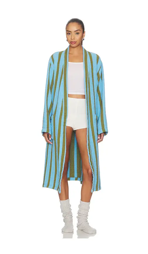 Dusen Dusen Waffle Bathrobe | Thumbnail 2 Dusen Dusen Waffle Bathrobe | Thumbnail 2