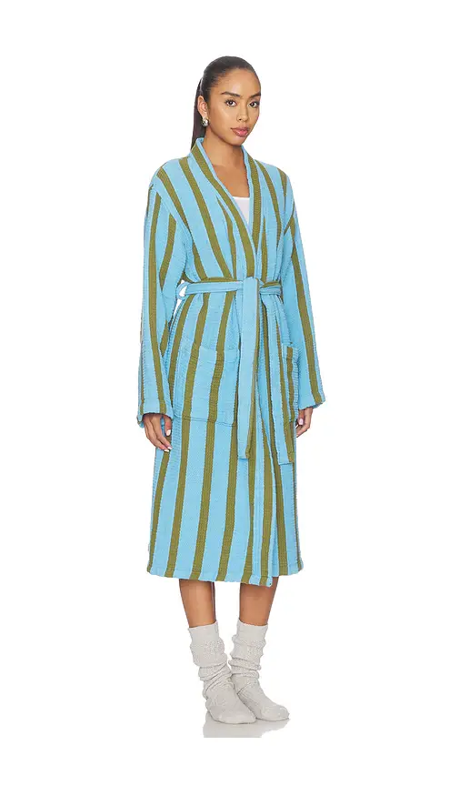 Dusen Dusen Waffle Bathrobe | Thumbnail 3 Dusen Dusen Waffle Bathrobe | Thumbnail 3