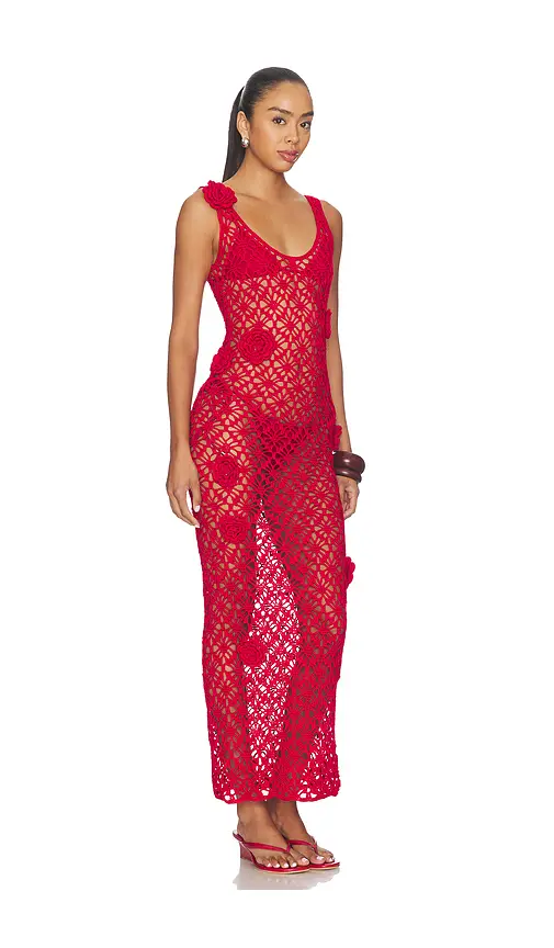 MORE TO COME Tiria Crochet Maxi Dress | Thumbnail 2