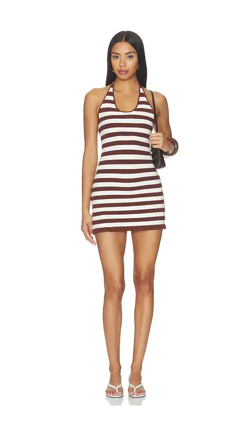 Lovers and Friends Ottoline Stripe Mini Dress | Image 1 Lovers and Friends Ottoline Stripe Mini Dress | Image 1