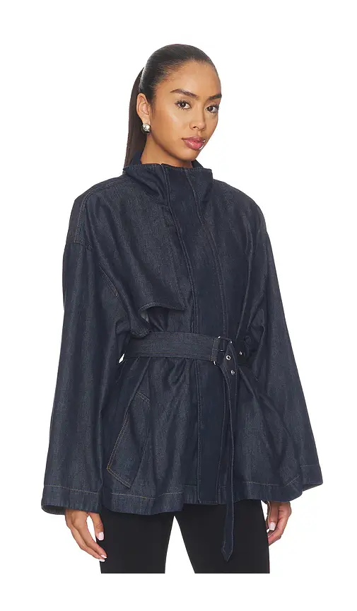 Frame The Denim Short Field Trench | Thumbnail 3 Frame The Denim Short Field Trench | Thumbnail 3