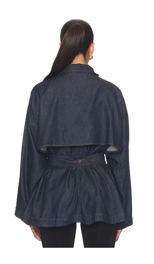 Frame The Denim Short Field Trench | Thumbnail 4 Frame The Denim Short Field Trench | Thumbnail 4