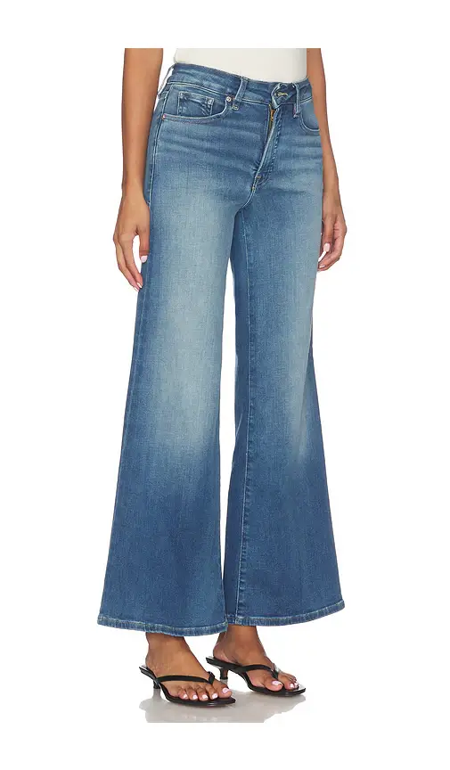 GOOD AMERICAN Soft Tech High Palazzo Ankle Jeans | Thumbnail 3 GOOD AMERICAN Soft Tech High Palazzo Ankle Jeans | Thumbnail 3