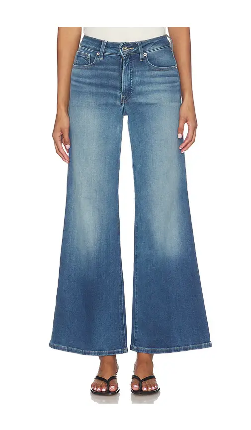 GOOD AMERICAN Soft Tech High Palazzo Ankle Jeans | Image 1 GOOD AMERICAN Soft Tech High Palazzo Ankle Jeans | Image 1