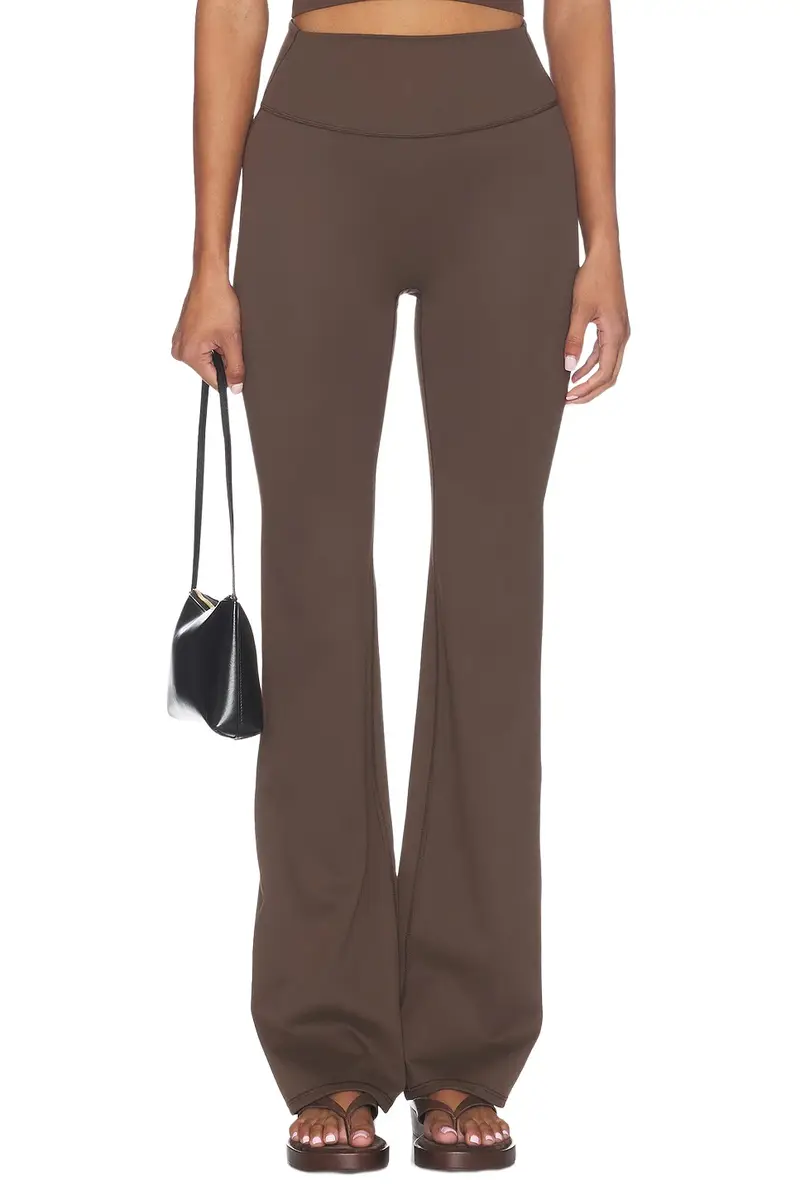 Matte Slim Flare Pant