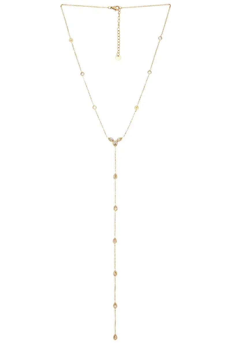 Stone Drop Lariat Stone Drop Lariat