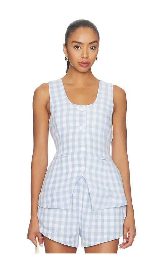 BLANKNYC Gingham Sleeveless Top | Image 1 BLANKNYC Gingham Sleeveless Top | Image 1