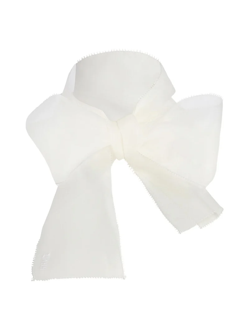 Khaite Allie Scarf In Chalk