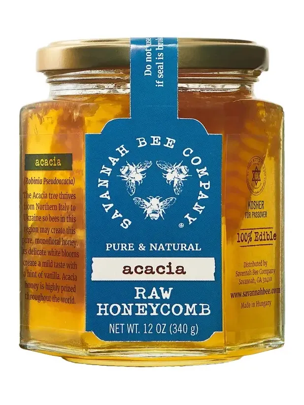 Savannah Bee Company Honey Comb Hexagon Jar