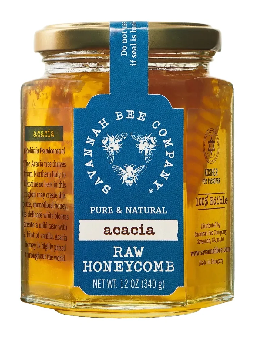 Savannah Bee Company Honey Comb Hexagon Jar