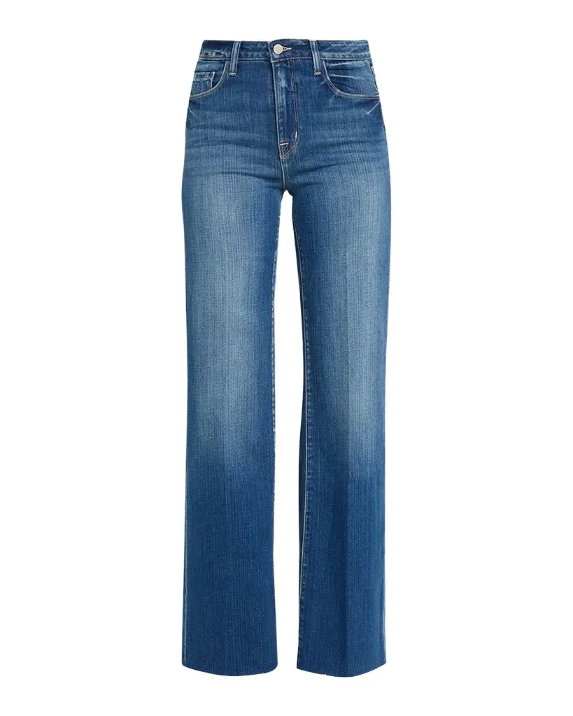 L'Agence Scottie High Rise Wide-Leg Jeans