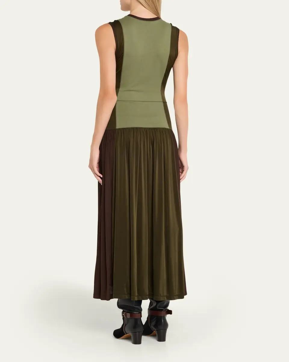 Ulla Johnson Amaliya Sleeveless Color Block Dress | Thumbnail 3 Ulla Johnson Amaliya Sleeveless Color Block Dress | Thumbnail 3