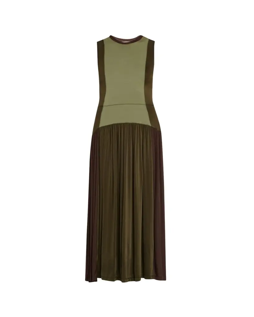 Ulla Johnson Amaliya Sleeveless Color Block Dress | Image 1 Ulla Johnson Amaliya Sleeveless Color Block Dress | Image 1