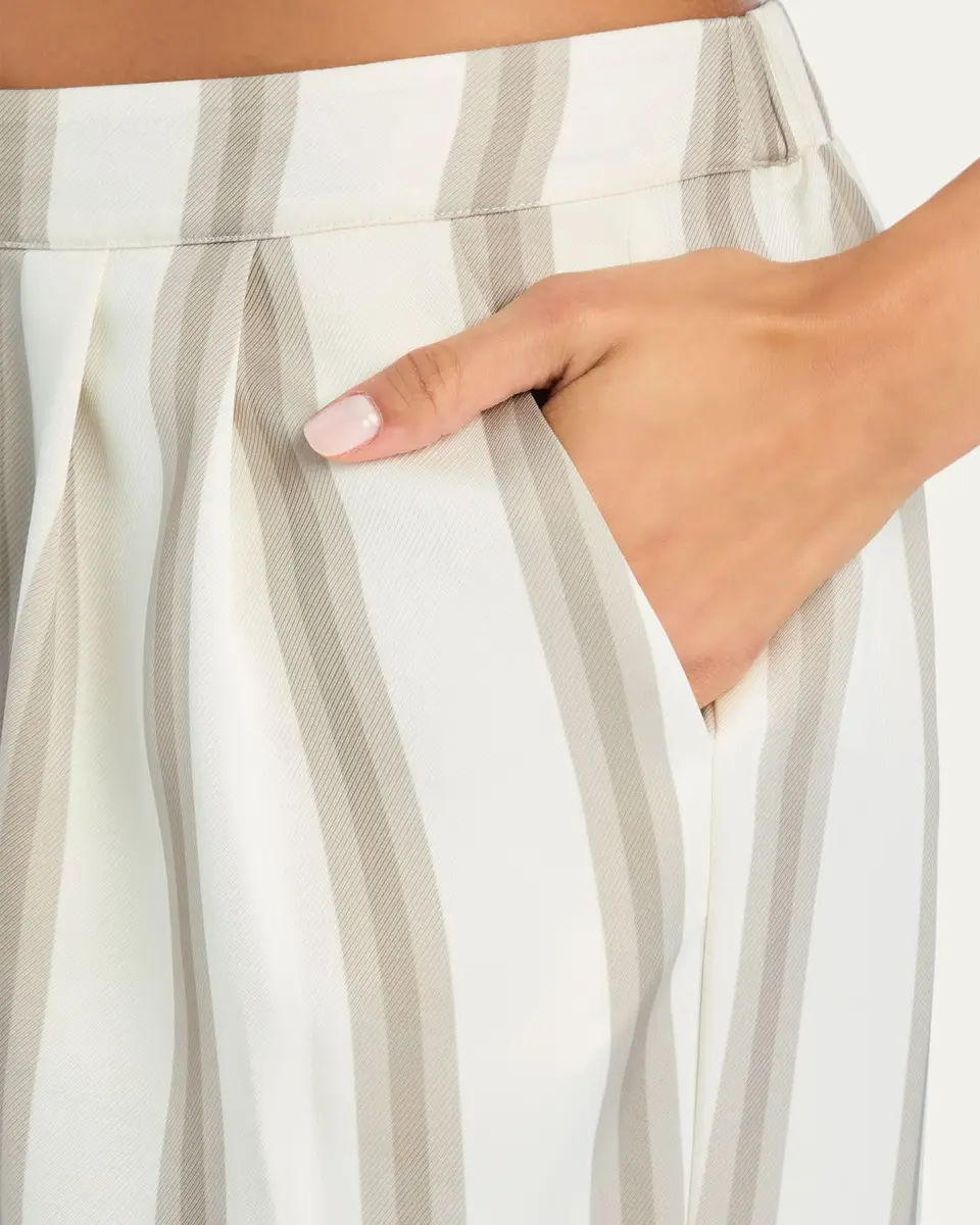 SEROYA Marlowe Striped Satin Pants | Thumbnail 5 SEROYA Marlowe Striped Satin Pants | Thumbnail 5
