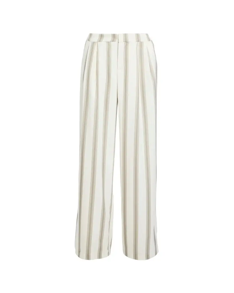 SEROYA Marlowe Striped Satin Pants | Image 1 SEROYA Marlowe Striped Satin Pants | Image 1