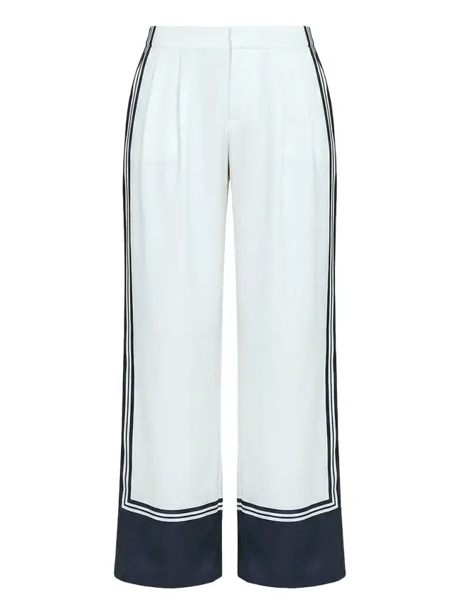 Marlowe Striped Satin Pants Marlowe Striped Satin Pants