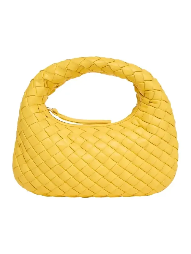 Baby Veneta Leather Top-Handle Bag