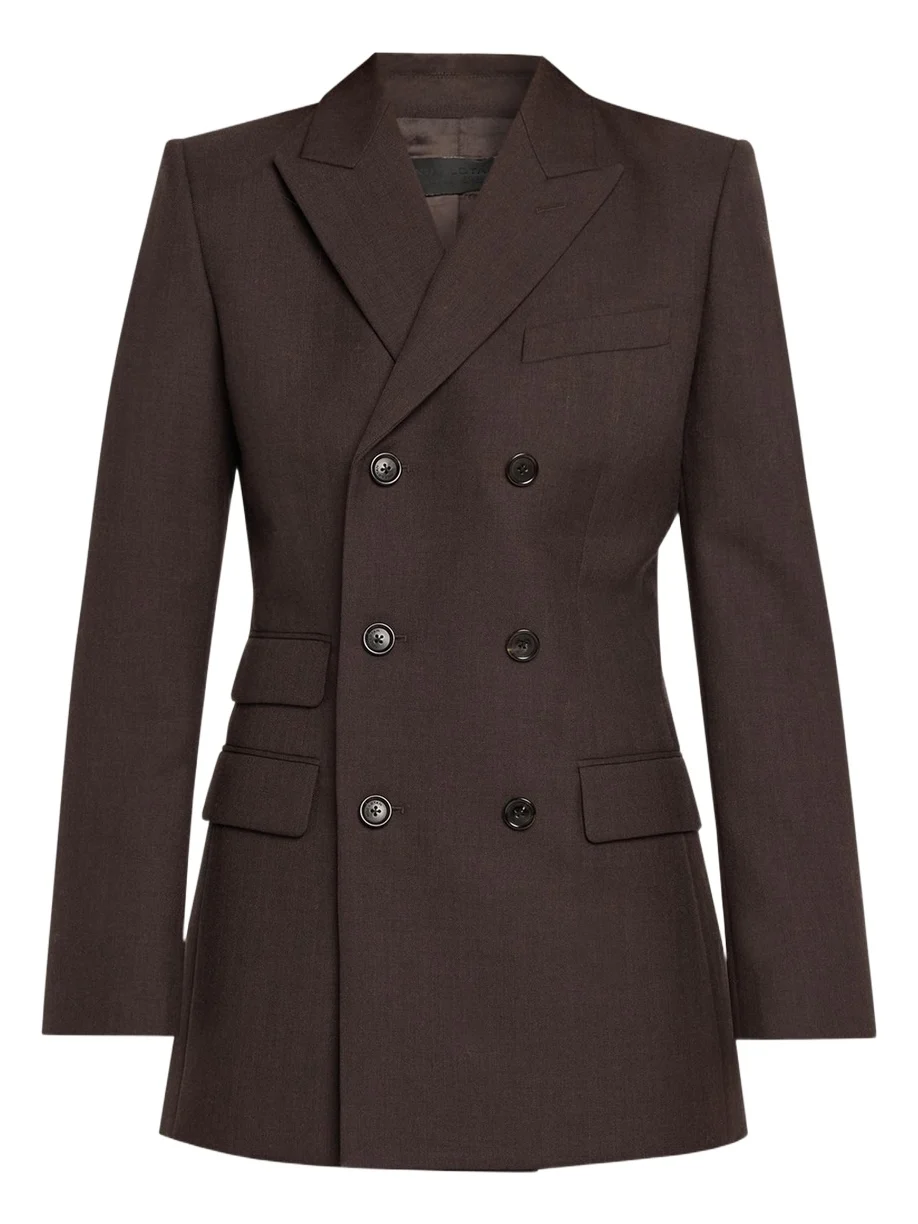 Noah Virgin Wool Double-Breasted Jacket