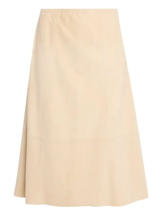 Paneled Suede Maxi Skirt Paneled Suede Maxi Skirt