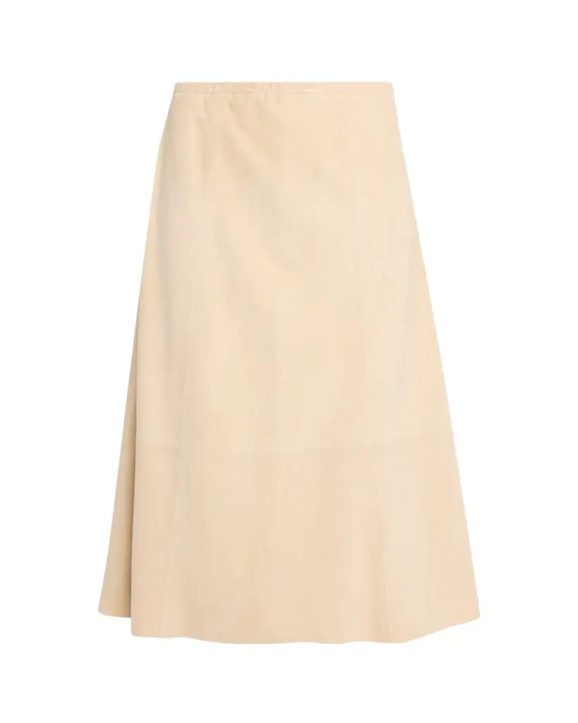 Vince Paneled Suede Maxi Skirt | Image 1 Vince Paneled Suede Maxi Skirt | Image 1