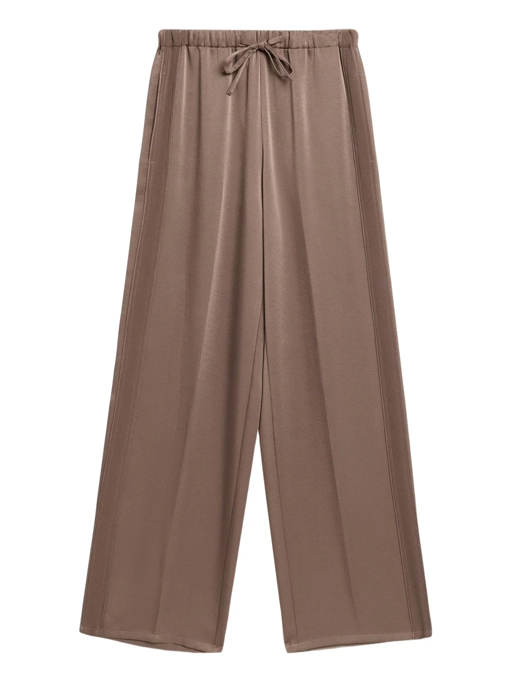 Mid-Rise Shiny Drawstring Sweatpants Mid-Rise Shiny Drawstring Sweatpants
