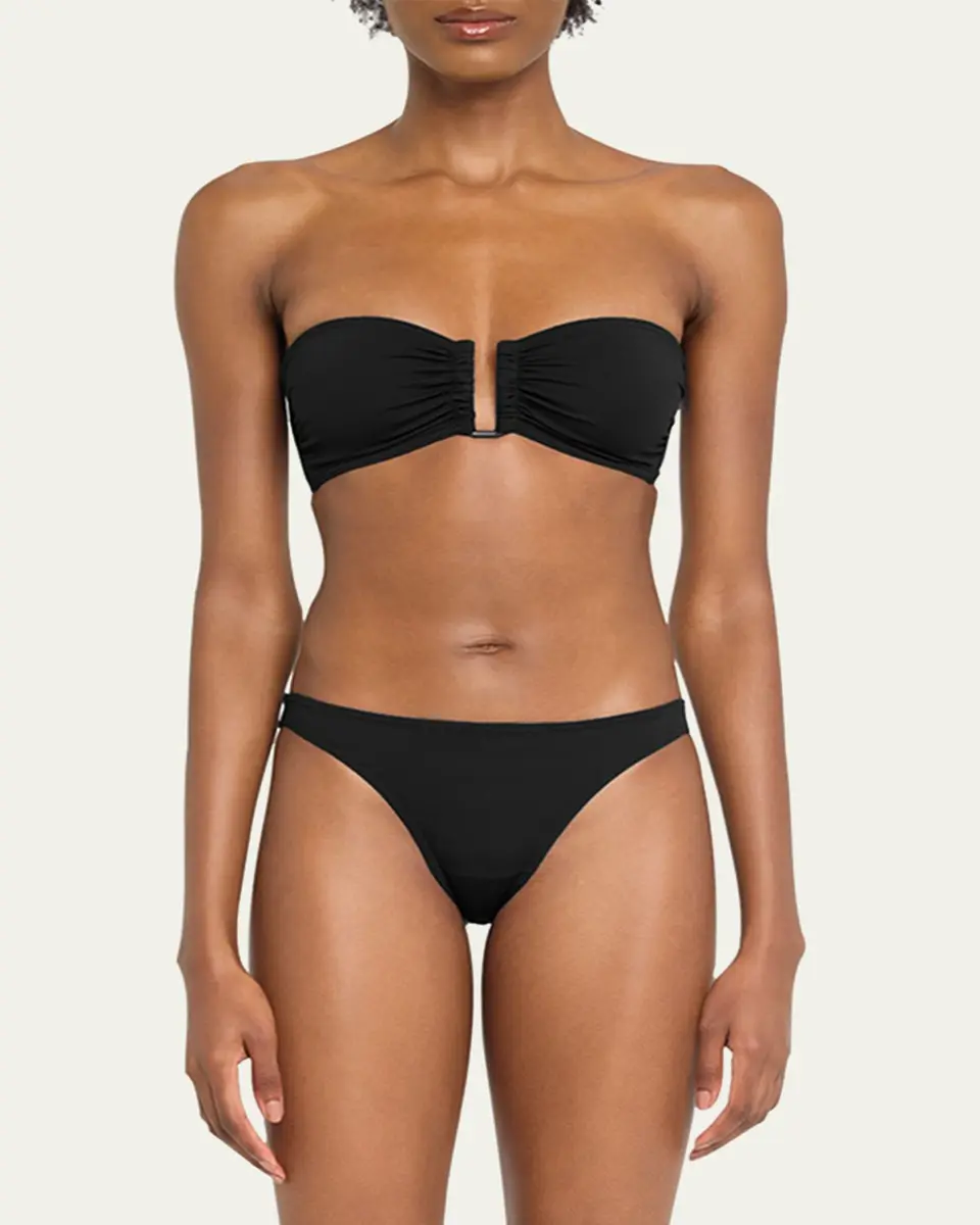 Eres Fripon Solid Low-Rise Hipster Bikini Bottoms | Thumbnail 4