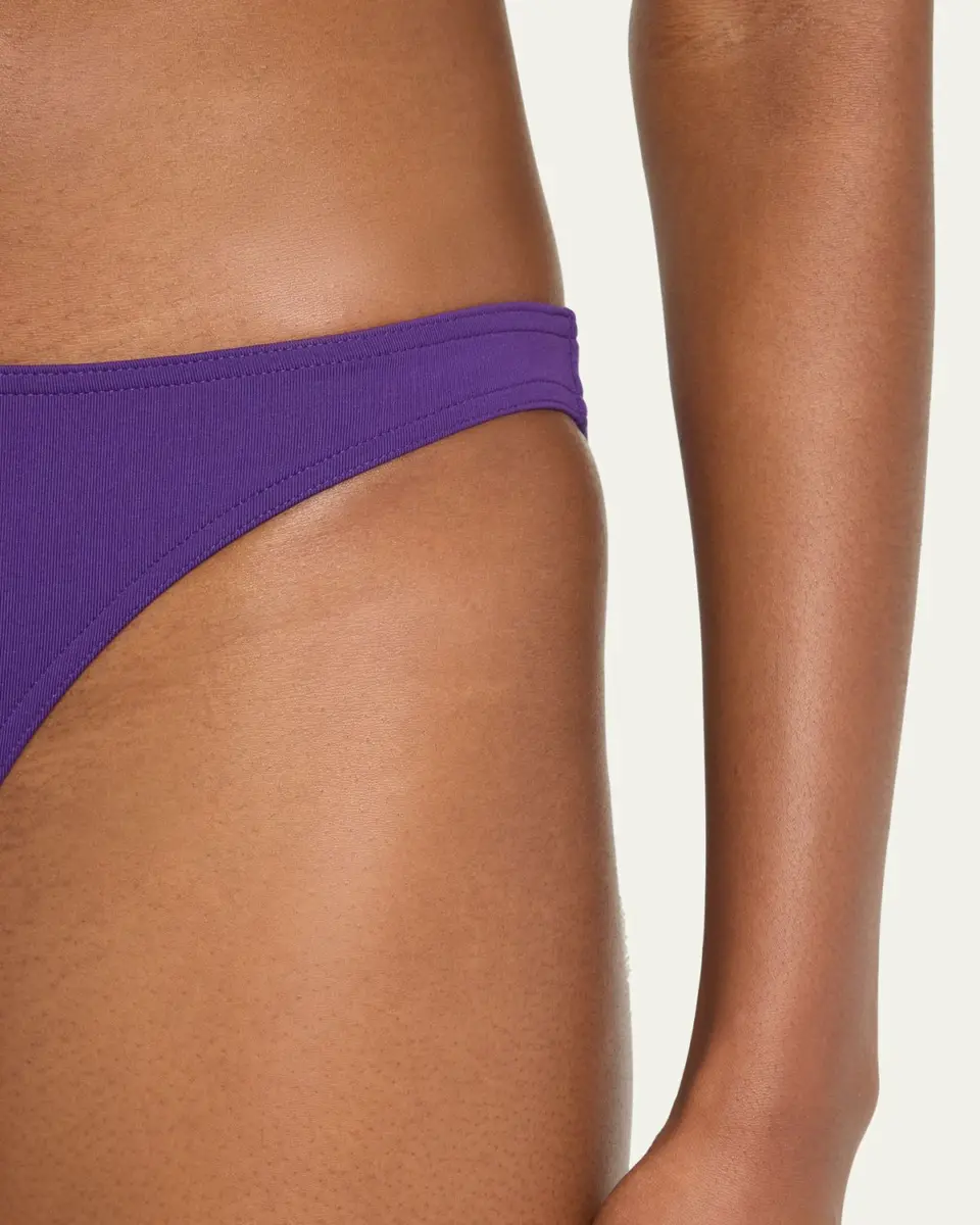 Eres Fripon Solid Low-Rise Hipster Bikini Bottoms | Thumbnail 9