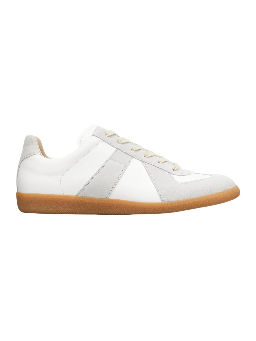 Men's Replica Leather Low-Top Sneakers Men's Replica Leather Low-Top Sneakers
