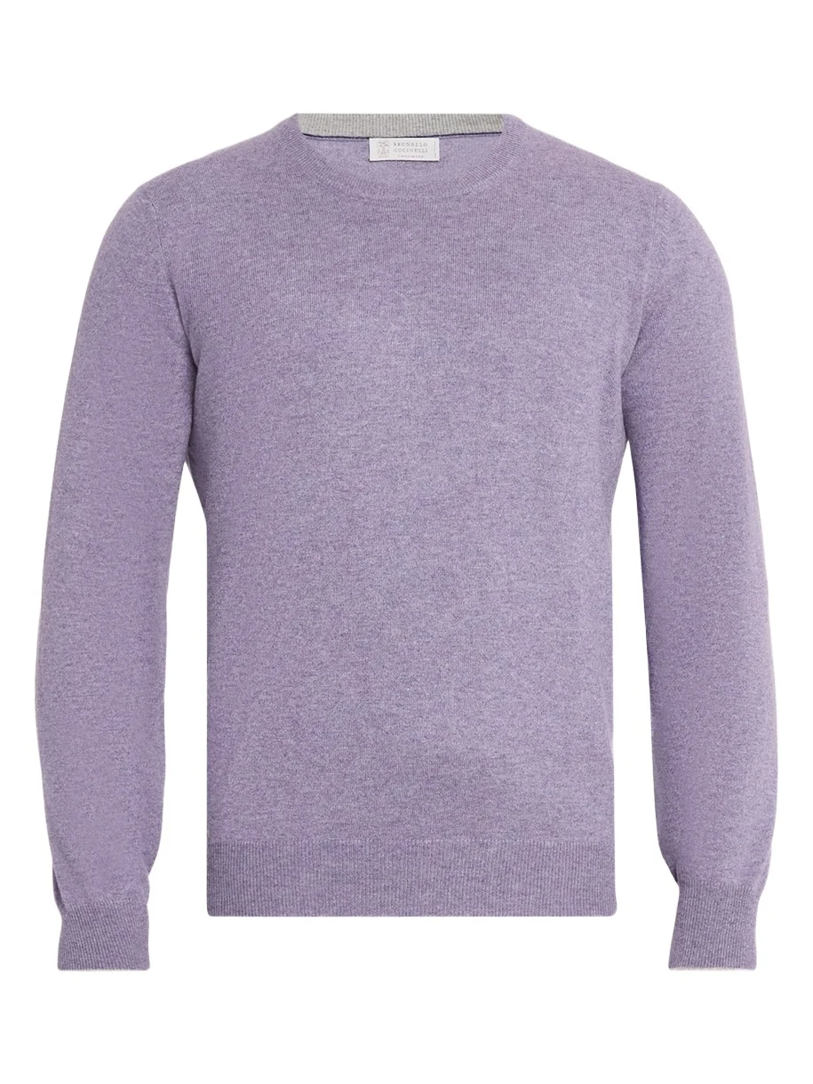 Men's Cashmere Melange Crewneck Sweater Men's Cashmere Melange Crewneck Sweater